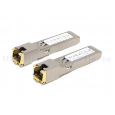 SFP-GE-T SFP RJ45 1.25G電模組 SFP RJ45 電模組 SFP-GE-T 1000BASE-T CAT5E 100M 1.25G GBIC光纖轉換用 GBIC